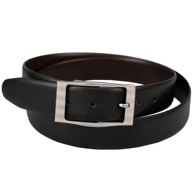 Azibo Casual, Party, Formal, Evening Black, Brown Texas LeatherIite Reversible Belt