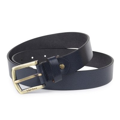 WEVOXX  Men Casual, Evening, Formal, Party Blue Genuine Leather Belt