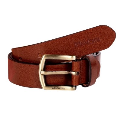 WEVOXX  Men Casual, Evening, Formal, Party Tan Genuine Leather Belt