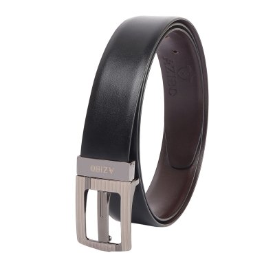 Azibo Texas Leathar Formal Buckle Closure Belt