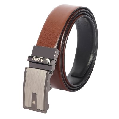 Azibo Casual, Party, Formal, Evening Black, Brown Genuine Leather Reversible Belt