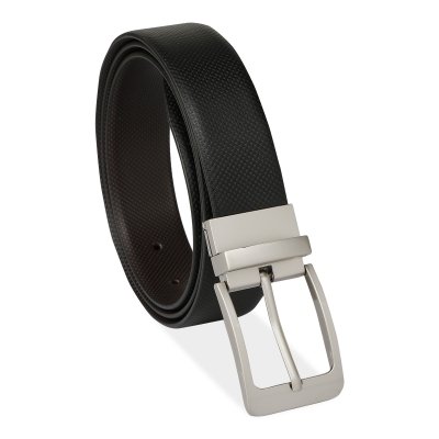 Azibo Casual, Party, Formal, Evening Black, Brown Leatherite Reversible Belt